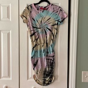 n:philanthropy Bangkok Dress (spiral tie dye) XS